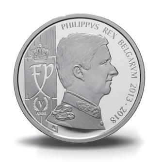 de Fleur de Coin set 2018 vijf jaar koning Filip
