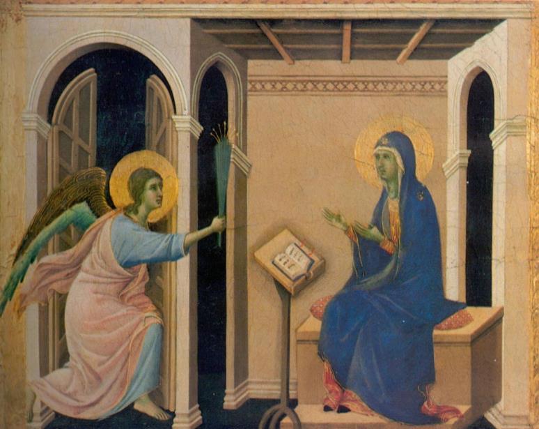 WISKUNDE C VWO Syllabus centraal eamen 2019 Een van de 75 panelen over het leven van Jezus en Maria die Duccio di Buoninsega (1255-1319) gemaakt heeft voor de kathedraal van Siena.
