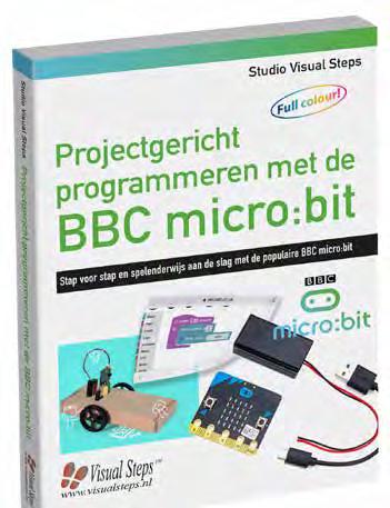 Titel Projectgericht programmeren met de BBC micro:bit full colour Omvang 240 pagina s ISBN 978 90 5905 664 0 NUR 989 Prijs 22,95 Verschijnt april 2018 De micro:bit: een zeer populaire minicomputer