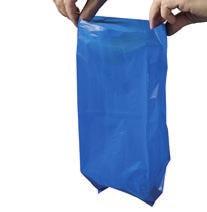 Traditionele wondzorg HEKA BLUE BAG Traditionele wondzorg stoma Blauw wegwerpzakje voor gebruikte stomamaterialen. Het materiaal is een niet transparante geurbestendige plastic film.