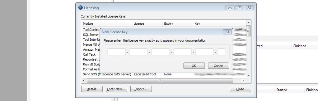 TRAININGSDOCUMENT BASISINRICHTING ORBIS TASKCENTRE 4.7-2 De regel Termination Date geeft hierbij de einddatum van uw licentie aan.