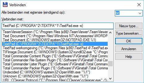 3.7 Bestandsextensies verbinden In tegenstelling tot uitvoerbare programma s (extensies:.exe,.com,.bat,.cmd) hebben documenten steeds een aangepast programma nodig om ze te kunnen openen.