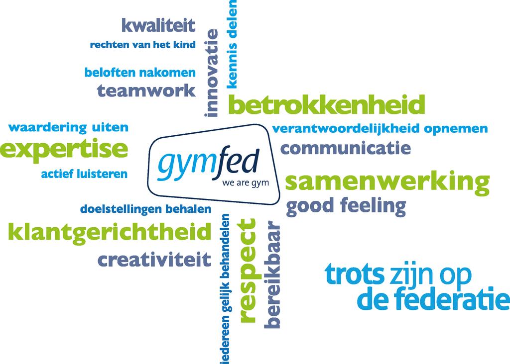 INFODOSSIER NIEUWE CLUBS ONZE MISSIE De Gymnastiekfederatie Vlaanderen is de inspirerende schakel binnen de brede waaier van gymnastiek.