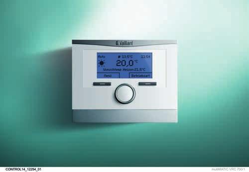 U kunt de icovit exclusiv combineren met ebus thermostaten, de nieuwste generatie thermostaten en regelaars van Vaillant.