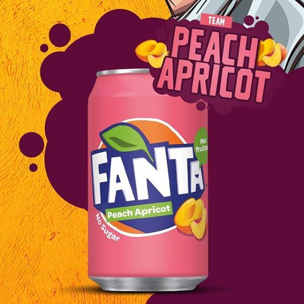 Beide smaken worden gerepresenteerd door een influencer, die op social media de strijd met elkaar aangaan voor hen favoriete Fanta.