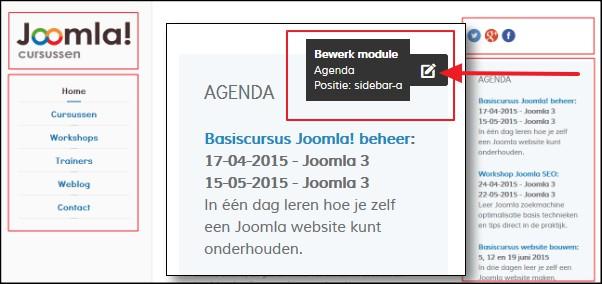 7. Snel en eenvoudig actuele aanbod aanpassen op de website Met de komst van versie Joomla 3.4 is het nog gebruiksvriendelijker geworden om een website te onderhouden!