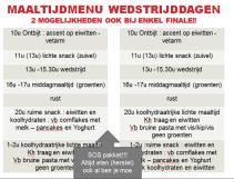 30u snelste reactietijd 17u meeste spierkracht 18.30u hoogste bloeddruk 19u hoogste lichaamstemperatuur 20.