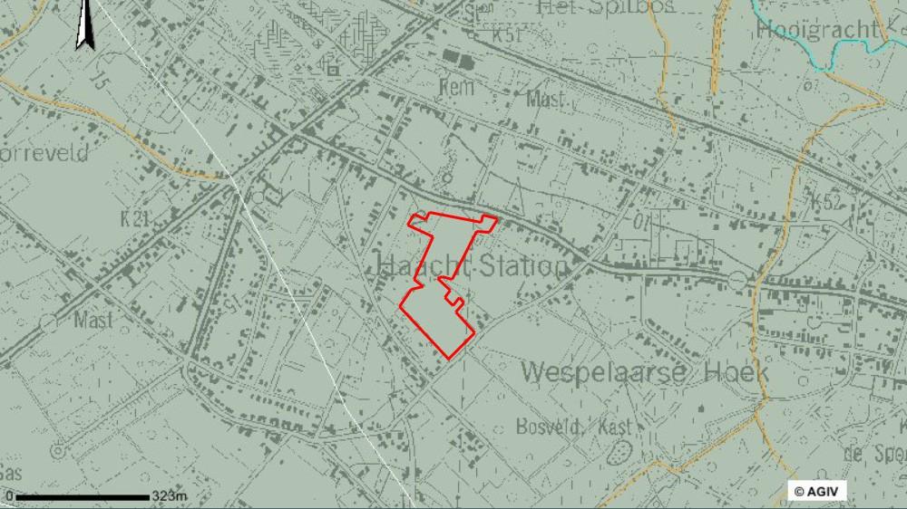 De geologische ondergrond van het terrein bestaat uit het Lid van Ursel (MaUr), gekenmerkt door grijsblauwe tot blauwe klei.