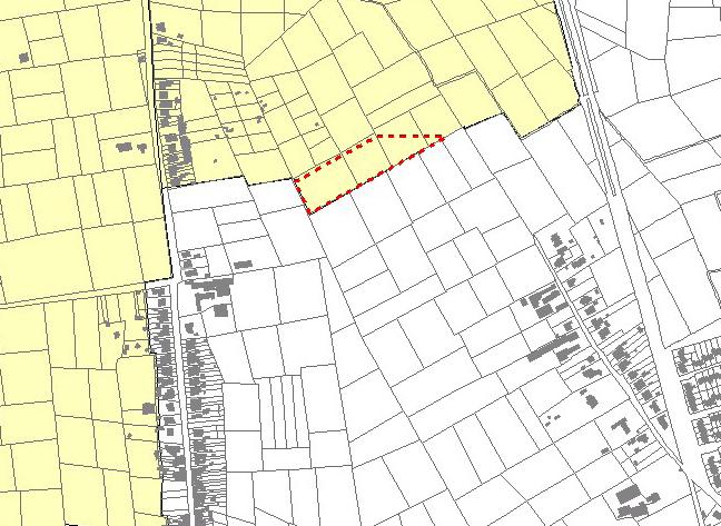 werd uitgevoerd van woonuitbreidingsgebieden (WUG) die in aanmerking komen voor een herbestemming naar landbouwgebied: