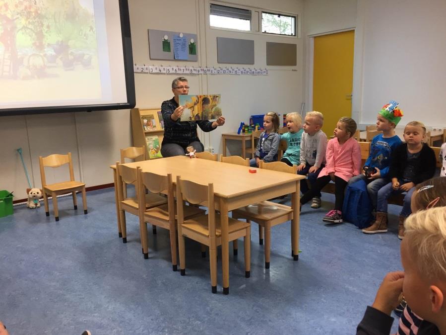 Groep 1/2: Er hebben deze week twee oma s voorgelezen, allebei hadden ze