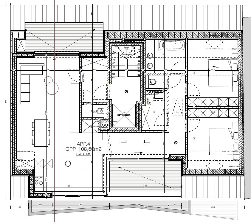 Appartement Verdieping 3 - Appartement 4 Woonopp.