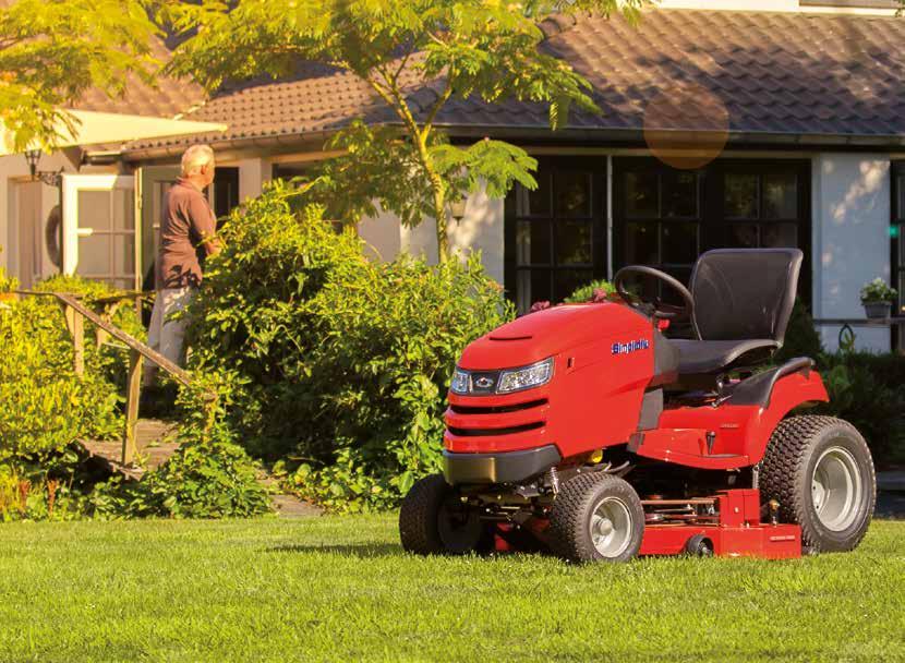 CONQUEST TUINTRACTOR De laatste innovatieve technieken en comfort kenmerken, in combinatie met de