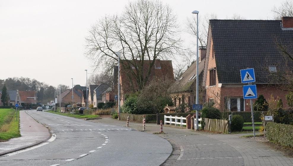 Segment RF14 Zwakke punten Marktstraat Gemengd verkeer met 50km/u, geen extra aandacht op