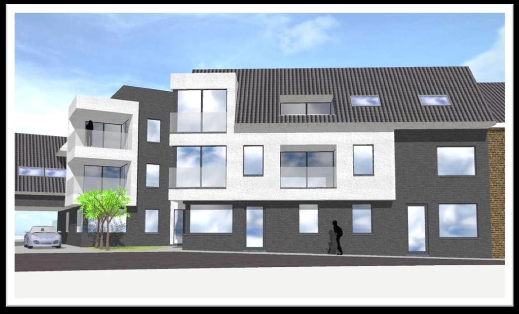 Hedendaagse stijl met focus op wooncomfort Het nieuwbouwproject dat wij u hierbij voorstellen past perfect binnen de hedendaagse woonfilosofie van compact bouwen: kwalitatief, betaalbaar wonen in een