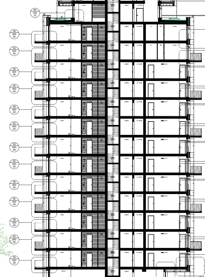 Kenmerking van de isolatie tegen contactgeluiden van vloeren Gewogen niveau van de gestandaardiseerde contactgeluiden: orde van grootte voor woongebouw Appartementsgebouw in België.