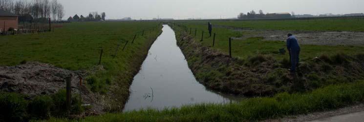 Grasland, weiland, akkerland en traditionele boerderijen