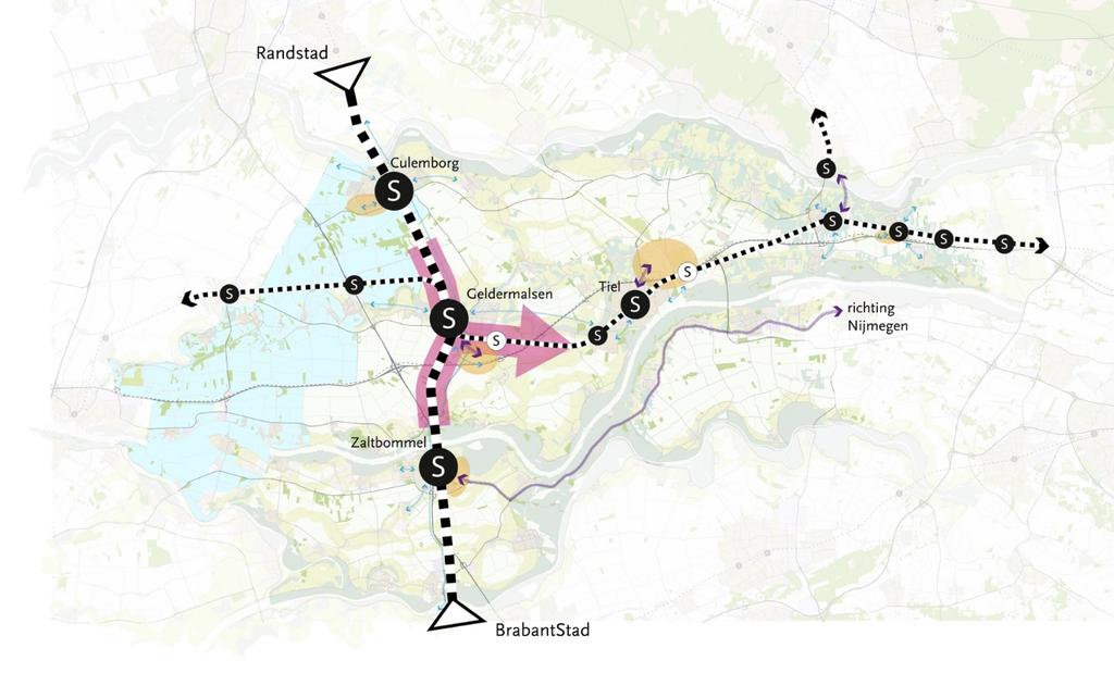 Visie op bereikbaarheid Duurzame verbinding met OV en fiets Realiseren OV poorten Soepele en doorlopende spoorverbindingen