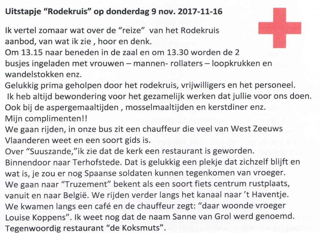 Van een enthousiaste gast van het Rondje