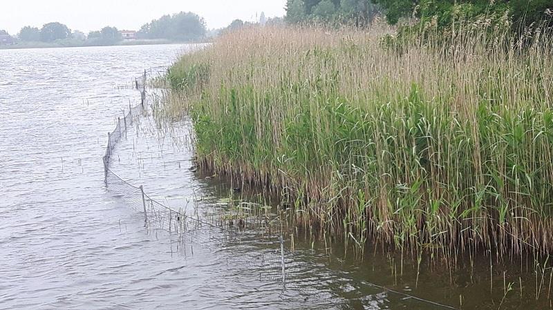 Foto 1. Voorbeeld van een flexibel nettenraster.