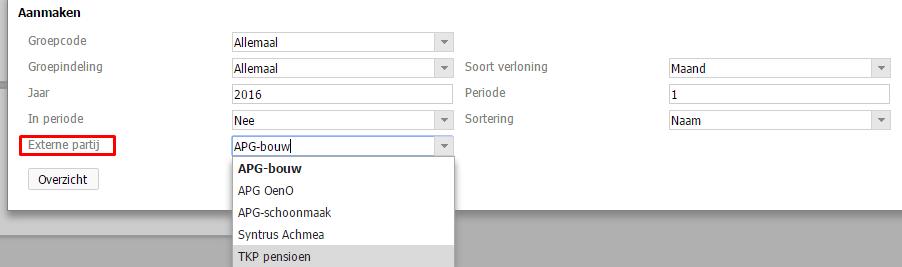 Voor werknemers (WNE), oproepkrachten (OPK) en DGA s (DGA)* wordt de verbijzondering automatisch meegenomen in de pensioenaangifte, in andere bijzondere situaties zoals ouderschapsverlof,