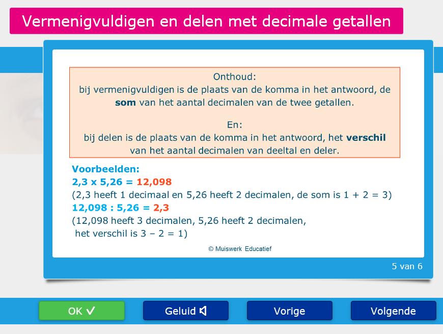 de 1 e en de 3 e macht aan de beurt in het machtsverheffen. Ten slotte wordt het machtsverheffen met grondtal 10 behandeld. In rubriek Q wordt de wetenschappelijke notatie geïntroduceerd.