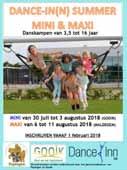 28 organiseert Dance-In(n) Summer Mini Kinderdanskamp Wanneer? 30 juli tot en met 3 augustus telkens van 9.00 tot 16.00 uur (opvang voorzien vanaf 8.00 tot 17.00 uur) Waar?