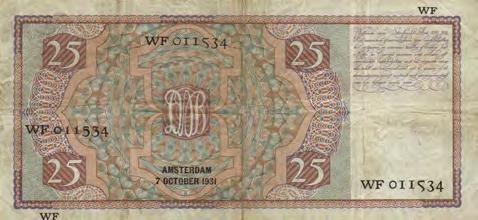 5354 5355 5354 5355 25 Gulden 1931 Mees (Mev. 76-1 / AV 48.