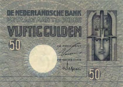 5392 5393 5392 50 Gulden 1929 Minerva (Mev. 96-1b / AV 64.