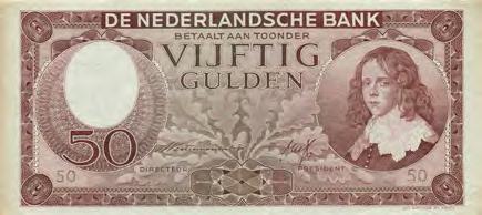 1) - ZF+ 180 5404 50 Gulden 1945 Stadhouder Willem III (Mev. 99-1 / AV 67.