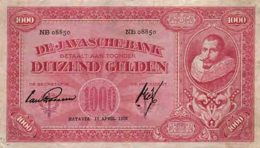 139a) - Jan Pieterszoon Coen - F/ZF 450 5501 5501 1000 Gulden 10 april 1926 (P.