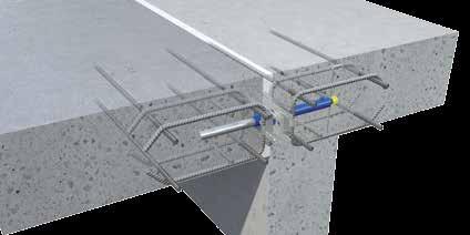 Titan Dwarskrachtdeuvels Bekistingtechnisch eenvoudig Bekistingen van consoles in beton zijn duur in uitvoering. Ze verstoren vaak de repetitiemogelijkheid van de bekisting.
