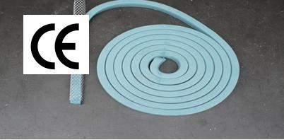 Zwelband 22/18 Zwelband van bentoniet voor stortvoegen in beton toepassing montage verpakking verpakking hulpmiddelen Schrumpf zwelband is een blauwe plastische expansieve band, vervaardigt uit