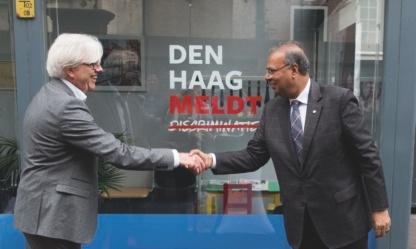 Den Haag Meldt van start Het jaar 2017 stond in het teken van opbouw, inrichting en bekendmaking van Antidiscriminatievoorziening Den Haag Meldt.