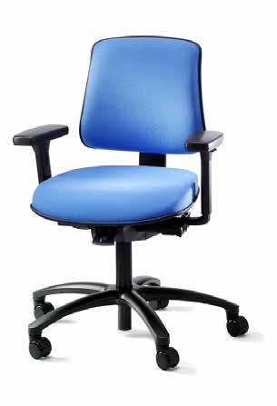 De stoelen zijn gemaakt om gezond en comfortabel zitten mogelijk te maken met zoveel mogelijk beweeglijkheid