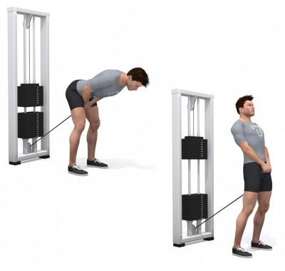 Standing calf raise machine Set 1 21 x kg 21 x kg 21 x kg Kuiten Toestel instellen naar de