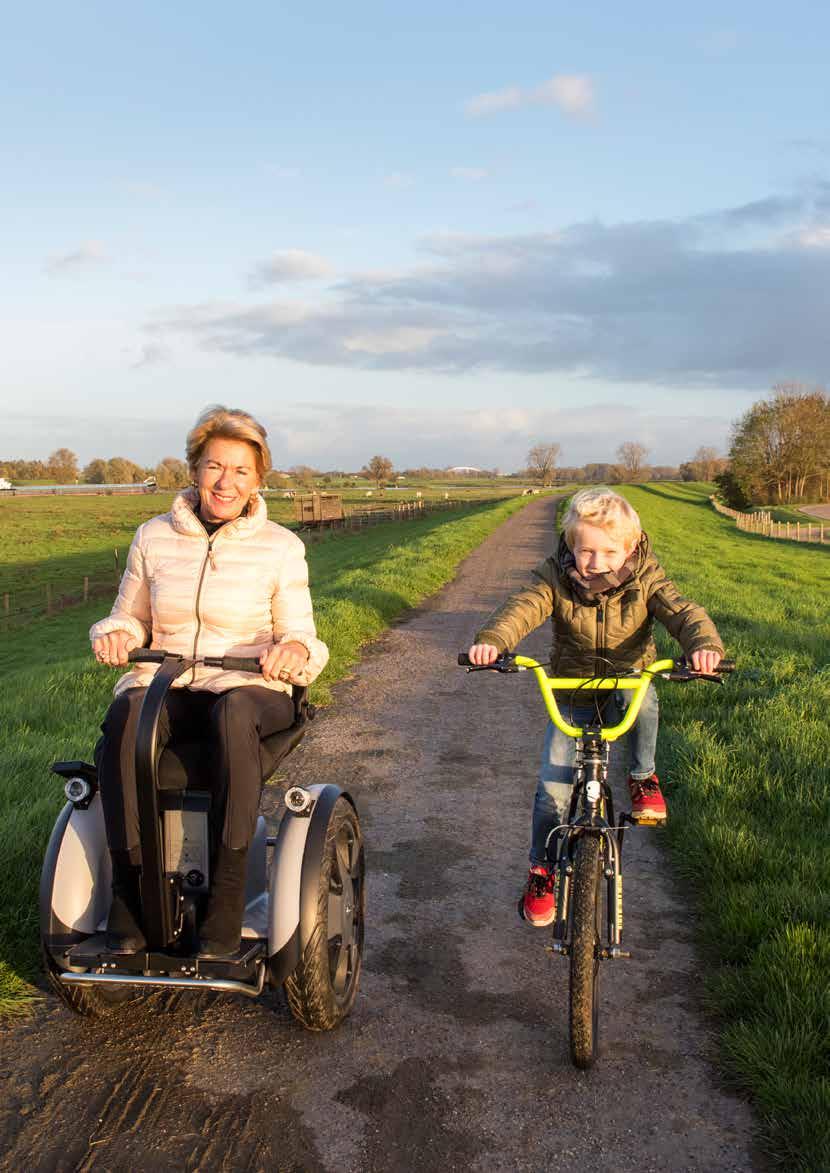 STEL JE EEN WERELD VOOR ZONDER GRENZEN. Waar obstakels wegvallen en je je kunt voortbewegen zonder beperkingen.