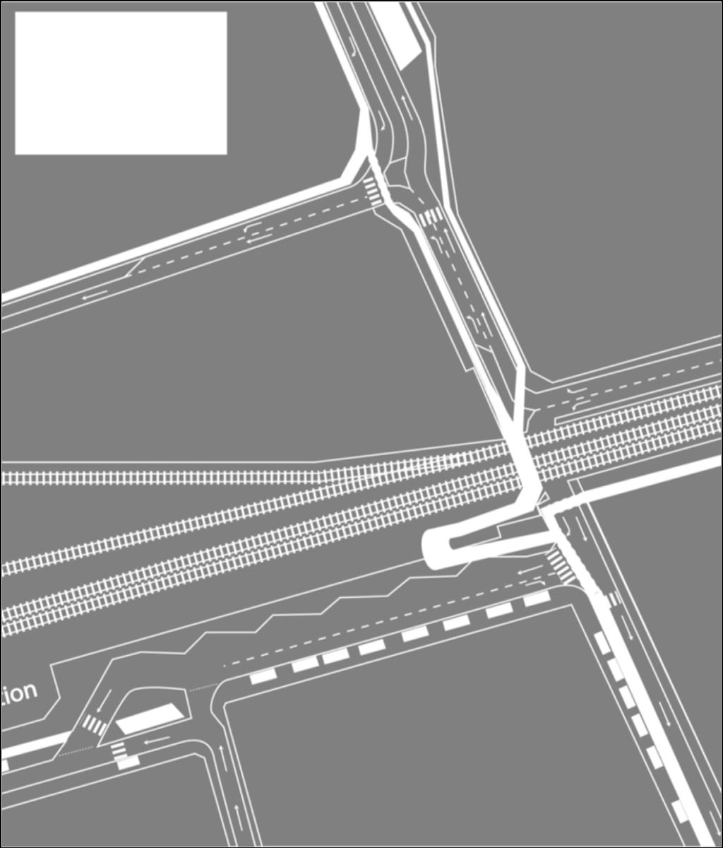 Verkeer met bestemming station kan aan de pendelparkings aan de Keirlandse Zillen terecht, en de pendelaars kunnen dan via de verlengde voetgangerstunnel naar het station of de perrons.