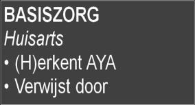 Om delay te voorkomen is het belangrijk dat de huisarts bij het afnemen van de anamnese bij een jongvolwassene in zijn differentiaal diagnostiek ook alert is op signalen die (klinische) aanwijzingen