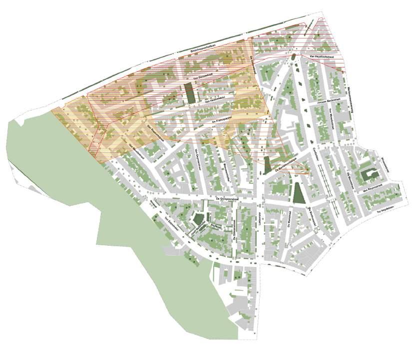 Door het weinige groen en het hoge inwoneraantal, beschikt een bewoner in Schijnpoort - Ten Eekhove gemiddeld over 13,8