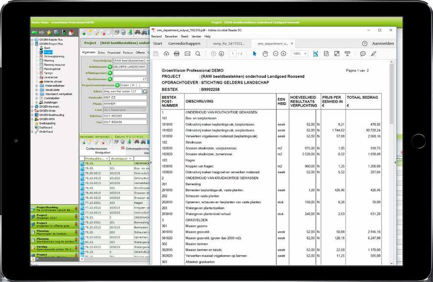 Hierdoor creëert u automatisch een digitaal projectendossier waarin alle informatie gebundeld wordt en voor alle belanghebbenden eenvoudig terug te vinden is.