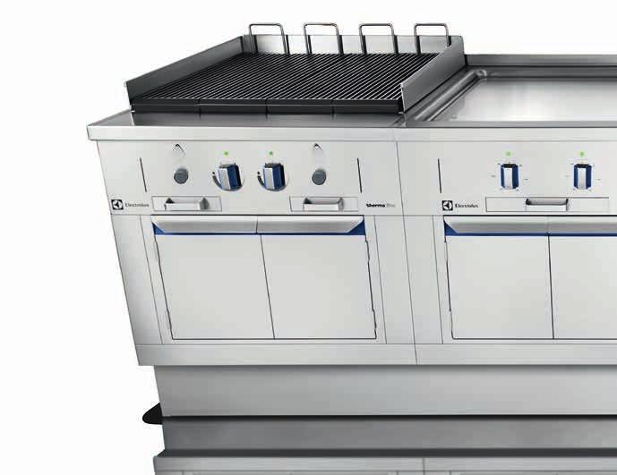 thermaline Modular 85 Maximale efficiëntie vermindert energieverspilling NIEUW: free-cooking top De