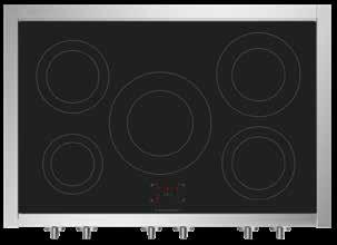 INDUCTION COOKING De nieuwe STEEL flex-inductiekookplaat. Het kookgedeelte kan worden aangepast aan uw behoeften, zodat u meerdere pannen met verschillende diameters, tegelijk kunt bereiden.