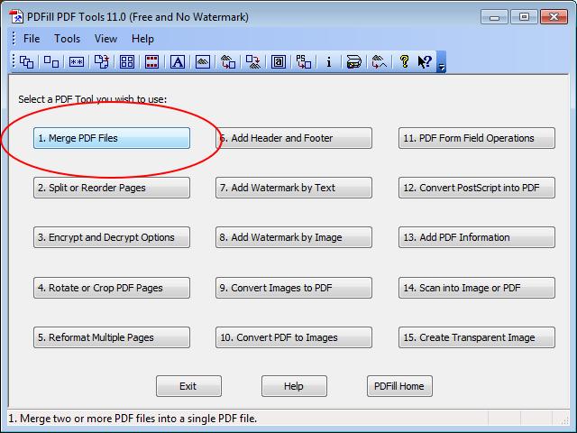 PDFill PDF Tools (Werkt niet goed onder Windows 10, W10 gebruikers zie volgende