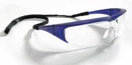 Beglazing, grijs afgebeeld. 123-453-17 Veiligheidsbril MILLENNIA Zeer moderne panoramische veiligheidsbril met een optimaal zicht door de speciale ronde vorm van de beglazing. Gewicht slechts 32 gram.