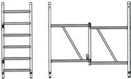 Klapunit 75-28-6 321005 Leuningframe 75-50-2 302910