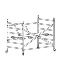 VII.II Méthode de construction échafaudage pliant RS TOWER 55 Sur les modèles RS TOWER 55, l échafaudage pliant peut être utilisé dans deux configurations différentes.