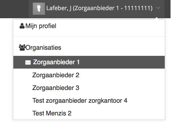 Hier ziet u: Indicatiestellingen met ongelezen berichten Nieuwe afgekeurde of ingetrokken