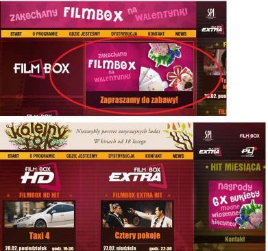 Pers resultaten winacties Winactie Filmbox (TV kanaal): 2 weken actie Derde niveau rondom Valentijn Vierde niveau Actie via tv kanaal en Vijfde niveau