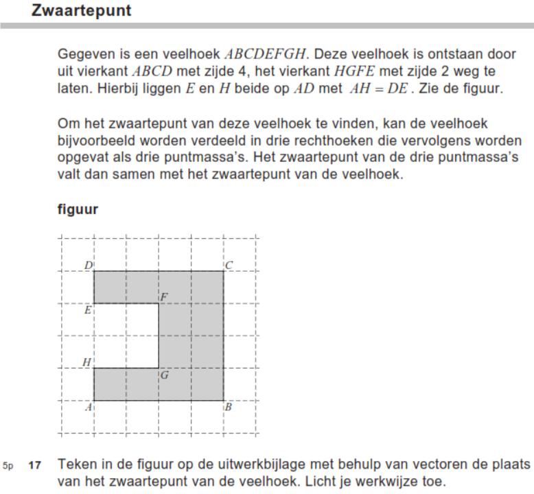 CE 2013 pilot tijdvak 1 Lijnstuk CD wordt verticaal omhoog geschoven.