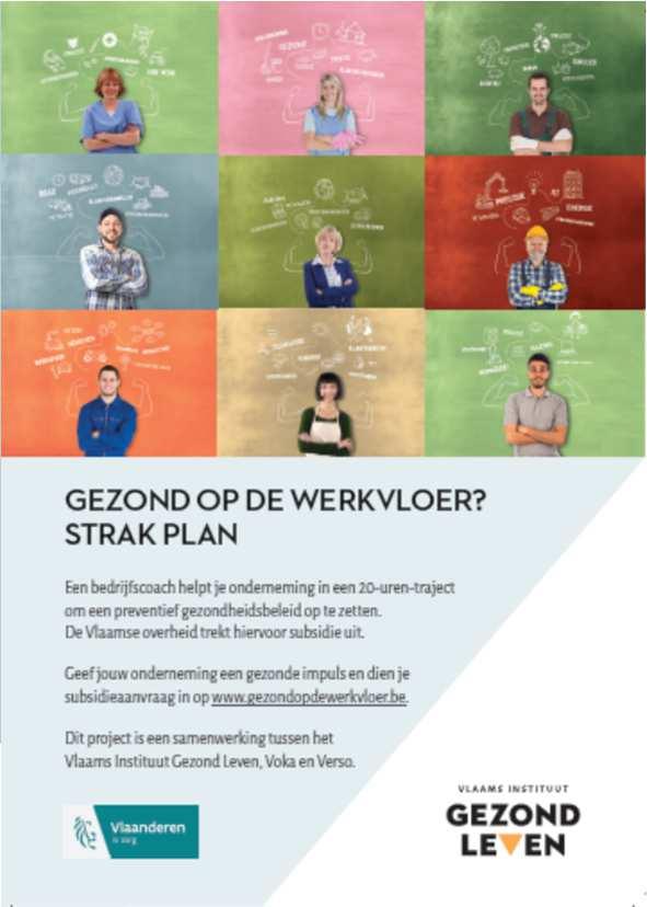 ervaringsuitwisselingtussen de coaches 23 Gezond op de werkvloer? Strak plan www.gezondopdewerkvloer.